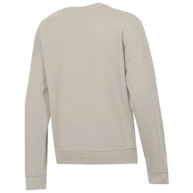 Women's Champion Light Brown New Orleans Saints Powerblend Cocoa Butter Fleece Sweatshirt