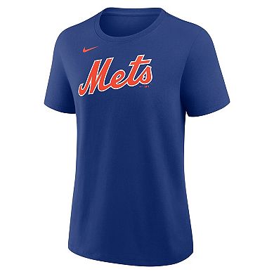 Women's Nike Bo Bichette Royal New York Mets Name & Number T-Shirt