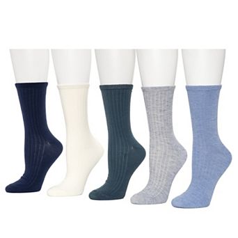 Women's Sonoma Goods For Life® 5-Pack Rib Crew Socks
