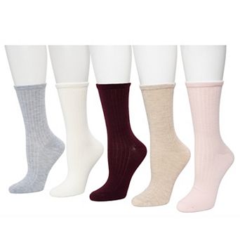 Women's Sonoma Goods For Life® 5-Pack Rib Crew Socks