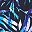 Blue Painterly Leaves