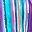 Turq Paradise Stripe