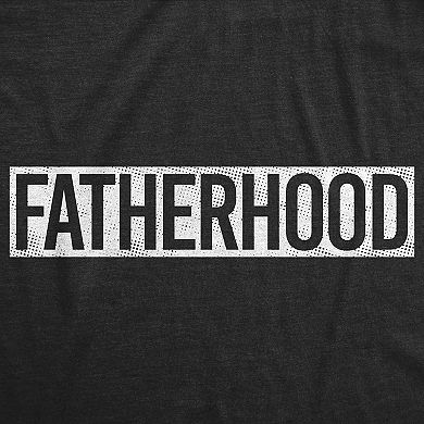 Mens Funny T Shirts Fatherhood Sarcastic Fathers Day Gift Tee For Men