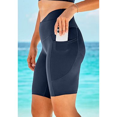 Swim 365 Women's Plus Size Compression Swim Shorts