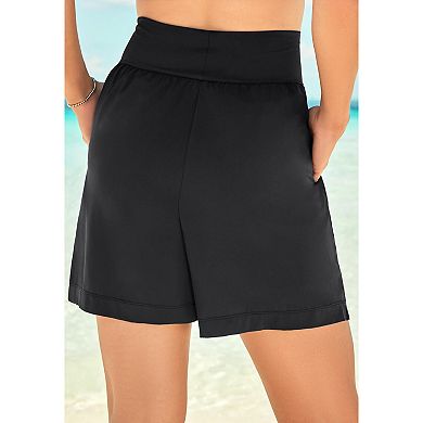 Swim 365 Women's Plus Size Quick-Dry Swim Shorts