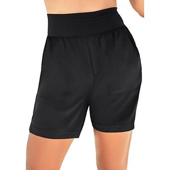 Swim 365 Women's Plus Size Quick-Dry Swim Shorts