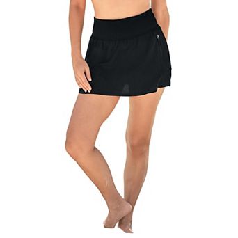 Swim 365 Women's Plus Size Quick-Dry Swim Skirt