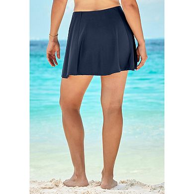 Swim 365 Women's Plus Size Compression Swim Skirt