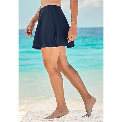Swim 365 Women's Plus Size Compression Swim Skirt