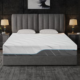 Opoiar Firm Dual-Sided 12 Inch Memory Foam Mattress Medium to Firm Flippable Design