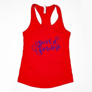 You're A Firework - Women's Graphic Racerback Tank Top