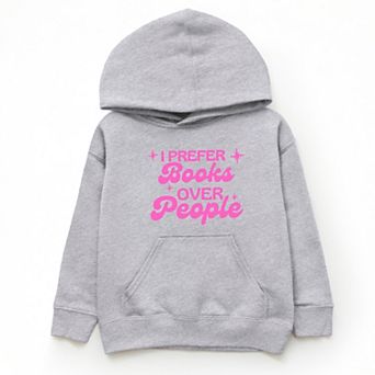 I Prefer Books Over People Stars - Youth Graphic Hoodie