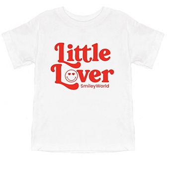 SmileyWorld Little Lover Retro - Toddler Short Sleeve Graphic T-Shirt