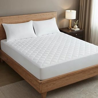Quilted Mattress Pad Breathable Fitted Topper Protector with Deep Pockets