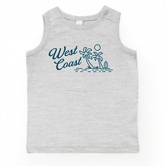 West Coast Palm Trees - Toddler Graphic Tank