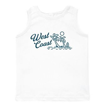 West Coast Palm Trees - Toddler Graphic Tank