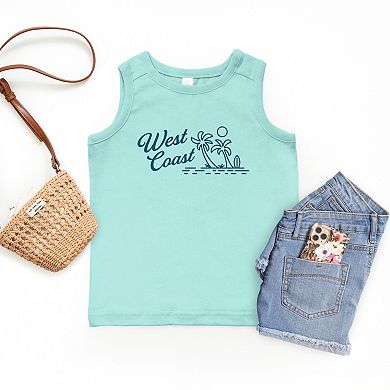 West Coast Palm Trees - Youth Tank Top
