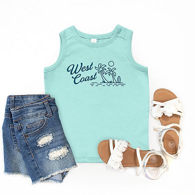 West Coast Palm Trees - Youth Tank Top