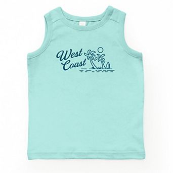 West Coast Palm Trees - Youth Tank Top