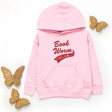 Book Worm Club Distressed - Youth Graphic Hoodie