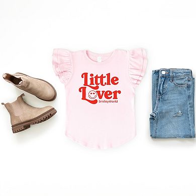 SmileyWorld Little Lover Retro - Flutter Sleeve Graphic T-Shirt