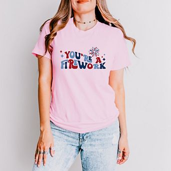 You're A Firework Retro - Women's Short Sleeve Graphic T-Shirt