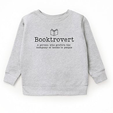Booktrovert Definition - Youth Graphic Sweatshirt