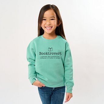 Booktrovert Definition - Youth Graphic Sweatshirt