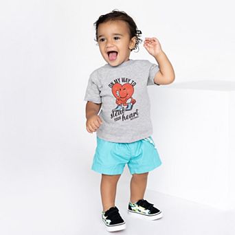 SmileyWorld On My Way To Steal Your Heart - Toddler Short Sleeve Graphic T-Shirt