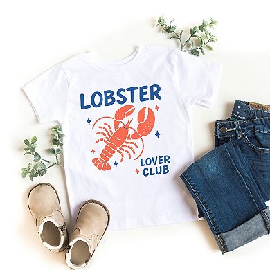 Lobster Lover Club - Toddler Short Sleeve Graphic T-Shirt