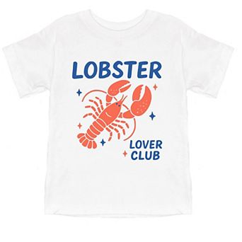 Lobster Lover Club - Toddler Short Sleeve Graphic T-Shirt