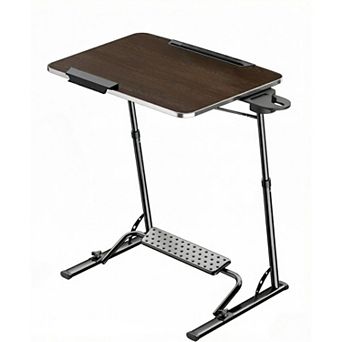 KSIZUIS Upgraded XL Folding TV Tray - Extra Sturdy, Height & Angle Adjustable with Accessories