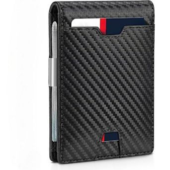 KSIZUIS Money Clip & RFID Bifold - Slim Credit Card Holder Wallet for Men, Includes Gift Box