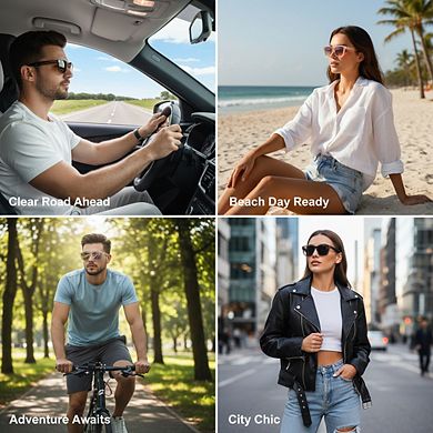 Women's Polarized Sunglasses UV400 Protection Fashion Trendy