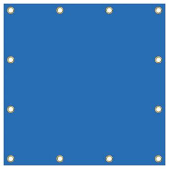 Covers&All Tarp with Grommets, Heavy Duty Outdoor Waterproof Tarps, Tear & UV Resistant