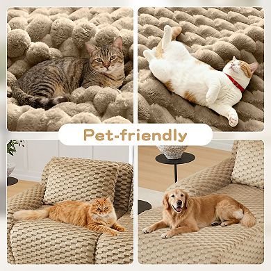 Merax Minimalist Modular Sectional Sofa Flexible Combinations Premium Flannelette Fabric