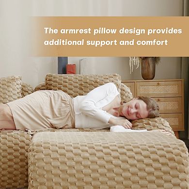 Merax Minimalist Modular Sectional Sofa Flexible Free Combinations Premium Flannelette Fabric