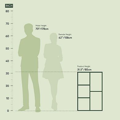 Modern 5-Cube Reversible Bookshelf for Living Room, Bedroom, or Home Office - White/Pink