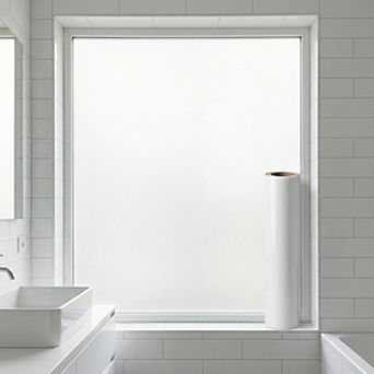 Frosted Window Privacy Film Non Adhesive Static Cling Glass Sun Control Door Decal 39.4"x23.6"