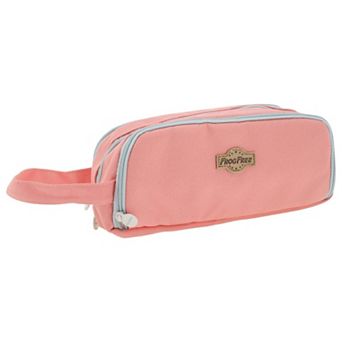 Three-grid Stationery Bags with Zipper Handle for Teen Girls Boy Office Men Women 1 pc