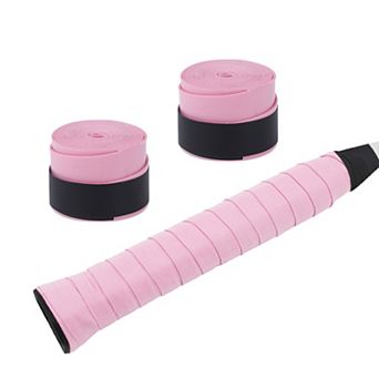 2 pc Tennis Racket Grip Tape, Nonporous Flat Anti-Slip Racket Overgrip Tape