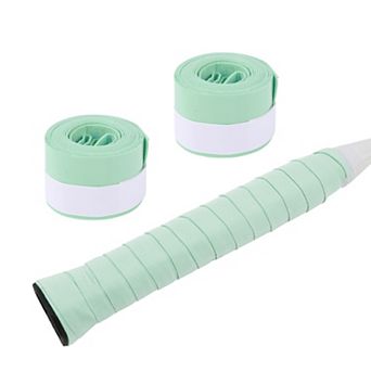2 pc Tennis Racket Grip Tape, Nonporous Flat Anti-Slip Racket Overgrip Tape