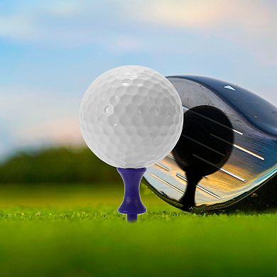 Portable 37mm Limited Golf Tees 1.46" Blue 100 Pcs