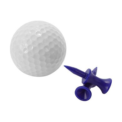 Portable 37mm Limited Golf Tees 1.46" Blue 100 Pcs