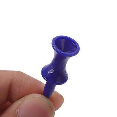 Portable 37mm Limited Golf Tees 1.46" Blue 100 Pcs