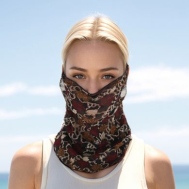 Floral Printed Earloop Neck Gaiter for Outdoor Sports Activities 1 Pc