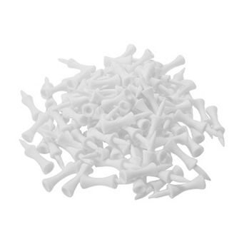 Portable 51mm Limited Golf Tees 2.01" White 100 pc