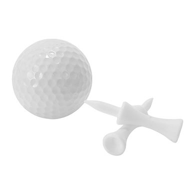 Portable 51mm Limited Golf Tees 2.01" White 100 Pcs