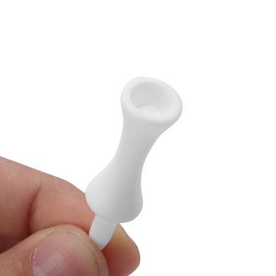 Portable 51mm Limited Golf Tees 2.01" White 100 Pcs