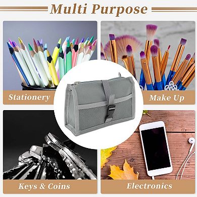 Mesh Style Pencil Pouch for Office Supplies 1 Pc